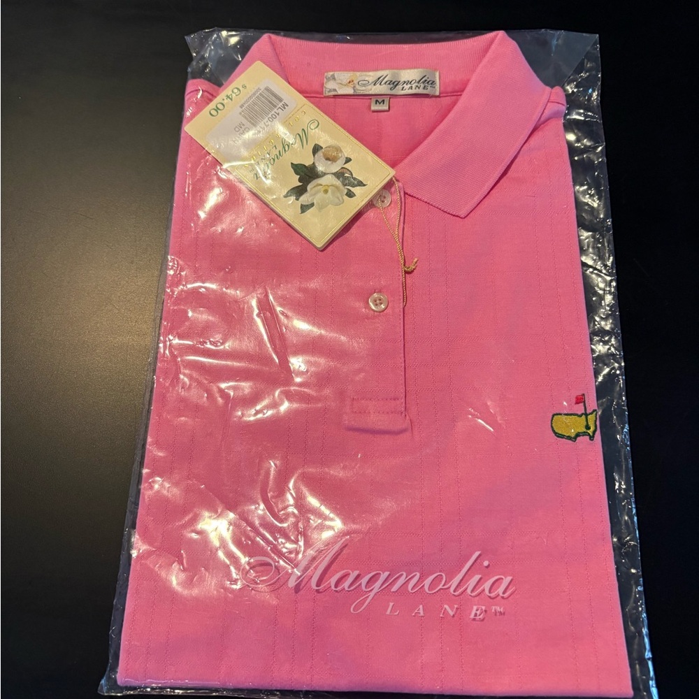 Magnolia Lane Pink Polo Shirt NWT